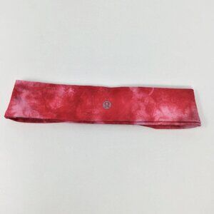 Lululemon Pink Tie Dye Sweat Head Bands